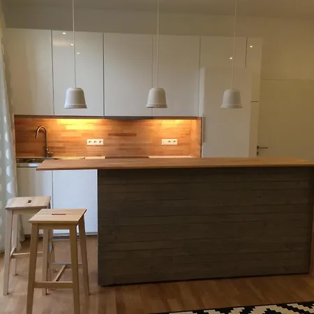 Moderne Studiowohnung In Mit Kueche Und Innenhof 公寓 科堡